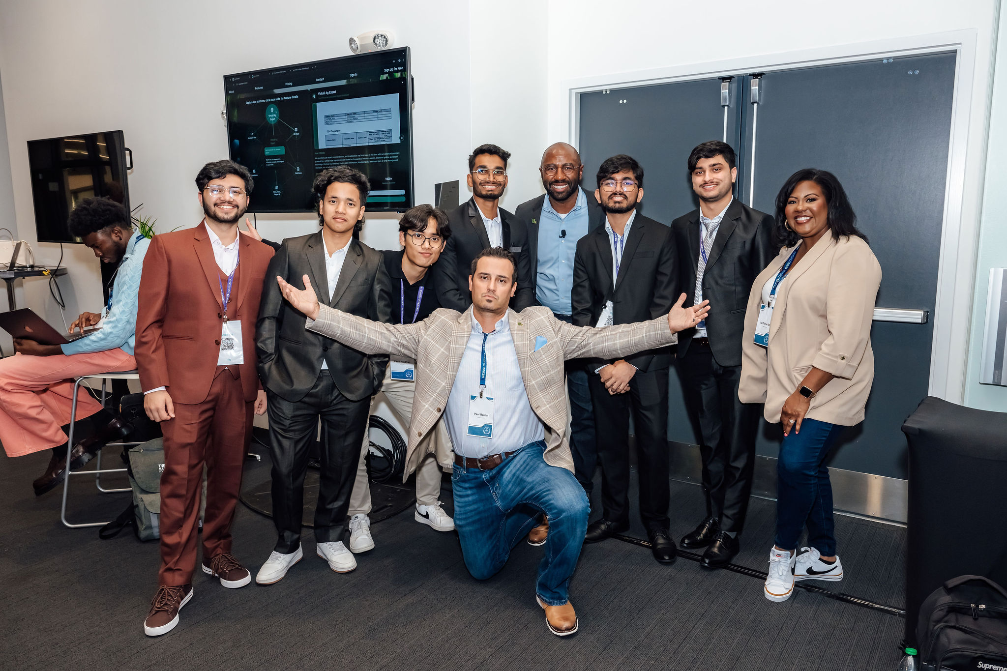 SocialBridge team after the Nexus Technology Cup presentation.